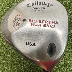 Callaway Warbird Big Bertha Warbird 10* RCH 90 Regular Graphite NEW GRIP /sa8256