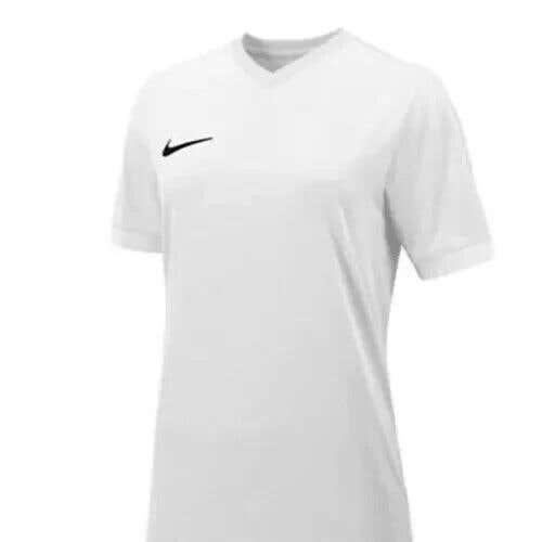 Nike Womens DriFIT Striker IV 725950 Size Large White Soccer Jersey NWT $30