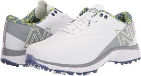 New Balance Men's Fresh Foam X Defender Golf Shoes - Spiked - White Grey - 9 US