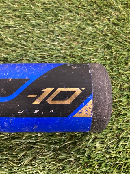 Used USABat Certified Rawlings Velo Hybrid Bat -10 19OZ 29"