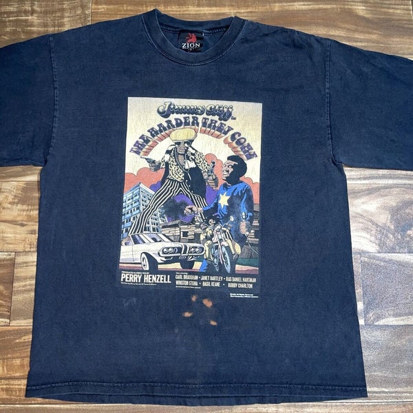 The Harder They Come Tシャツ ZION ROOTWEAR Vintage Jimmy Cliff The Harder They Come Movie Shirt Zion