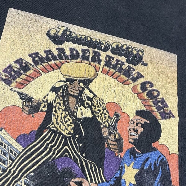 Vintage Jimmy Cliff The Harder They Come Movie Shirt Zion 