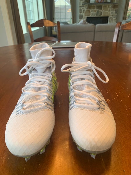 White Unisex Size 6.0 (Women's 7.0) High Top Alpha Huarache 7 Pro