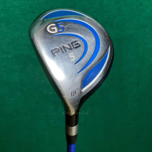 LH Ping G5 18° 5 Fairway Wood Grafalloy ProLaunch Blue 75R Regular