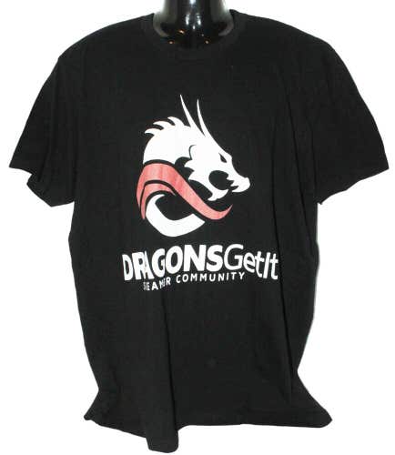 Vintage Dragons Getlt Streamer Community Xlarge Black Shirt - Design By Humans XL Tee