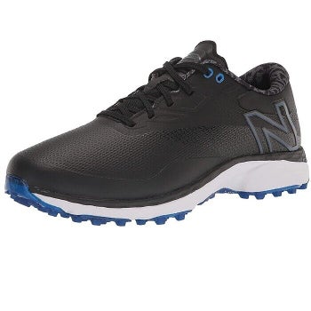 New Balance Men's Fresh Foam X Defender SL Spikeless Golf Shoes - Black Blue - 8