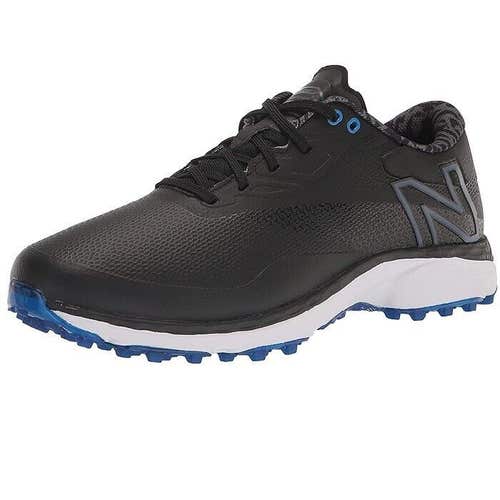 New Balance Men's Fresh Foam X Defender SL Spikeless Golf Shoes - Black Blue - 9