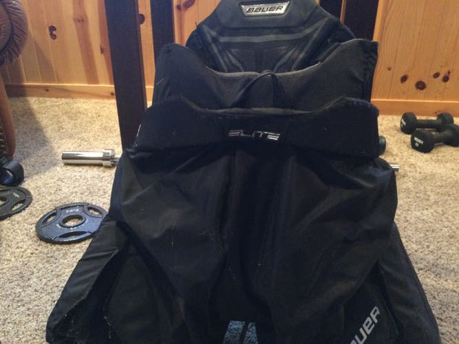 Senior Used Medium Bauer Elite Hockey Goalie Pants