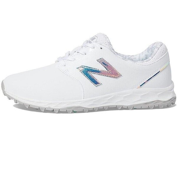 New Balance Women's Fresh Foam Breathe Spikeless Golf Shoes - White - 7 US