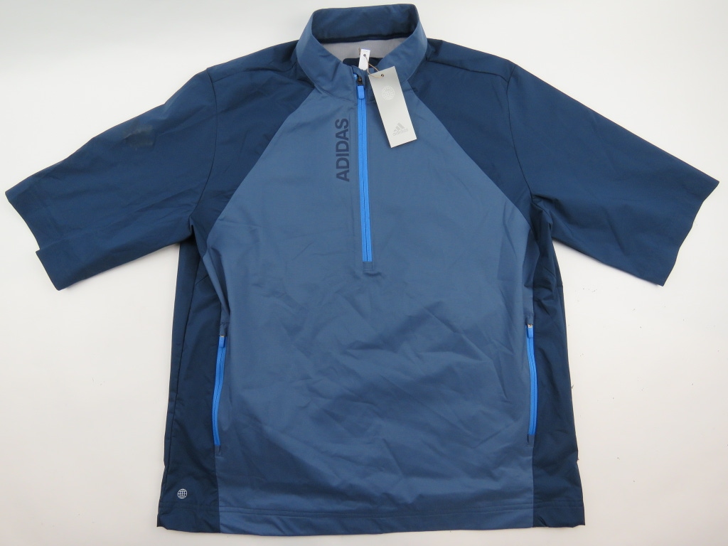 Team Issued Toronto Maple Leafs Adidas Provisional S/S Golf Rain Jacket Blue XL