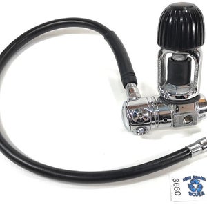 SeaQuest Infinity Yoke 1st Stage Scuba Dive Regulator + 27" Inflator Hose #3680