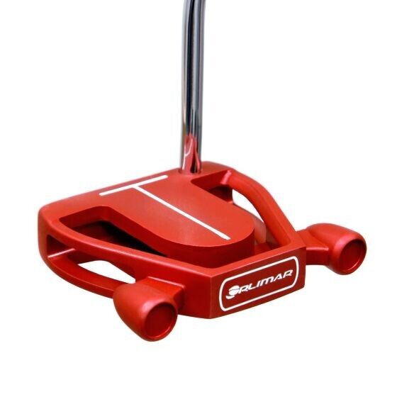 Orlimar Golf F-Series F80 Red Black 35" Left Handed High MOI Mallet Putter NEW