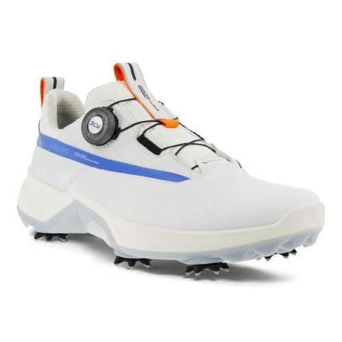 Ecco Golf Men's Biom G5 BOA Spiked Golf Shoes - White - 44 EU / 10-10.5 US