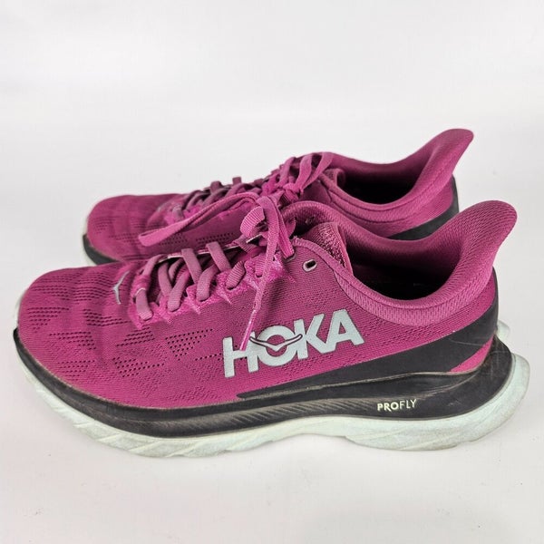 Hoka One One Mach 4 Women's Running Shoes Pink Comfort Walk Size: 7 B