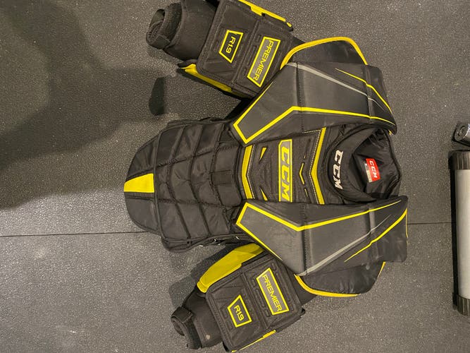 Used Large CCM Premier R1.9 Goalie Chest Protector