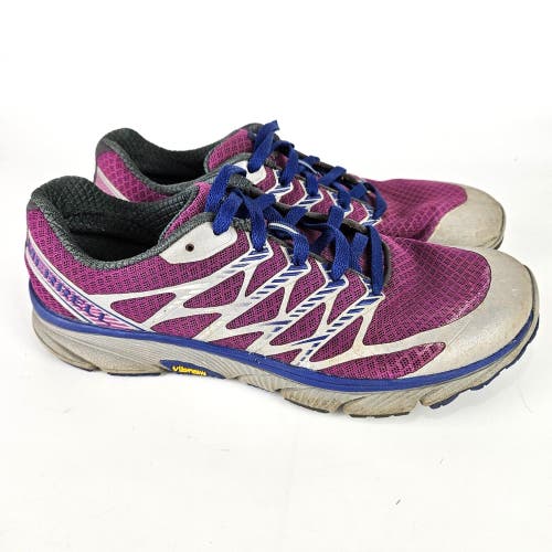 Merrell Womens Bare Access Ultra Running Shoes Purpl J32712 Lace Up Size: 9.5