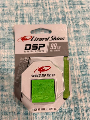 New Lizard Skins DSP Lacrosse Grip Tape V2 New In Package Neon Green