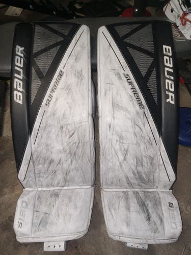 Used 33" Bauer Supreme S150 Goalie Leg Pads