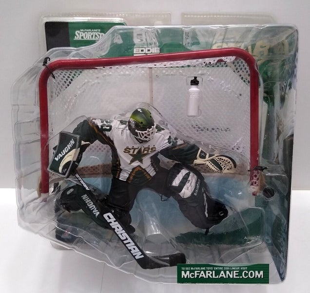 ED BELFOUR Dallas Stars White Jersey Mcfarlane NHL Series 1 Hockey Figure