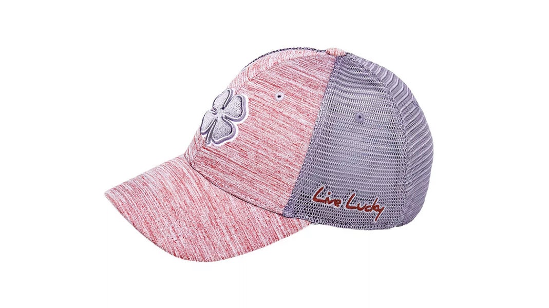 NEW Black Clover Live Lucky Perfect Luck 3 Maroon/Gray Fitted L/XL Hat/Cap