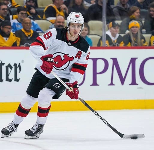 GAME USED Jack Hughes ADV vapor HyperLite Stick