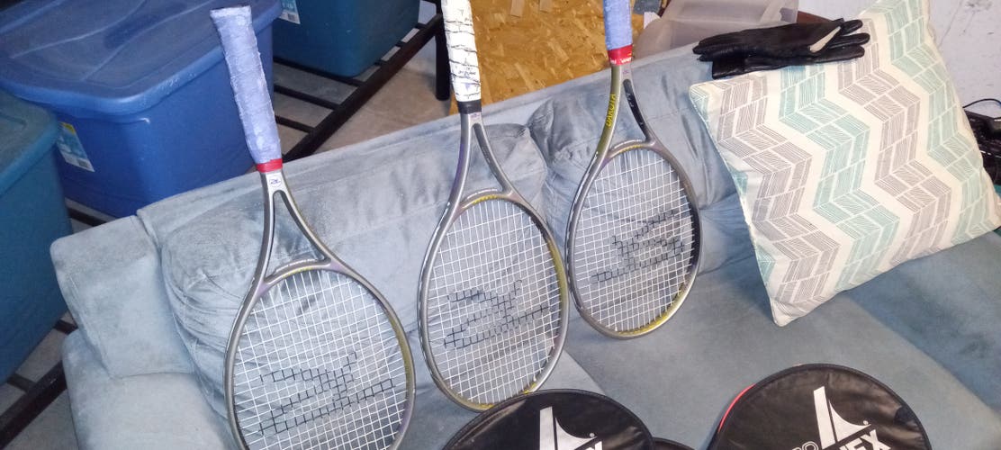 Used  Rossignol Dakota Tennis Racquets three!