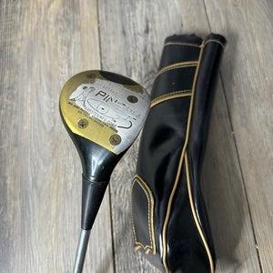 Karsten Ping Eye 2 Black Dot Driver #5 Wood Steel Shaft RH Ping Eye2 Vintage