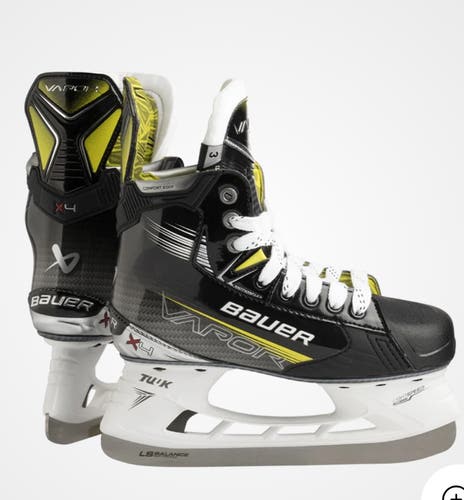 New Bauer Vapor X4 Hockey Skates - Jr. Sizes