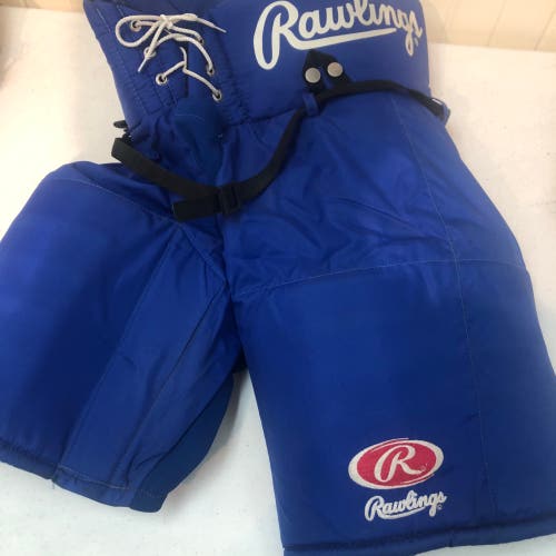 Nearly NEW Rawlings Pro size 50 blue hockey pants