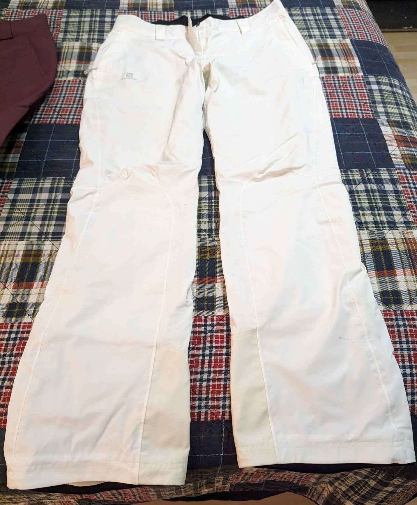 Women's Salomon Ski Pants- Size XL White