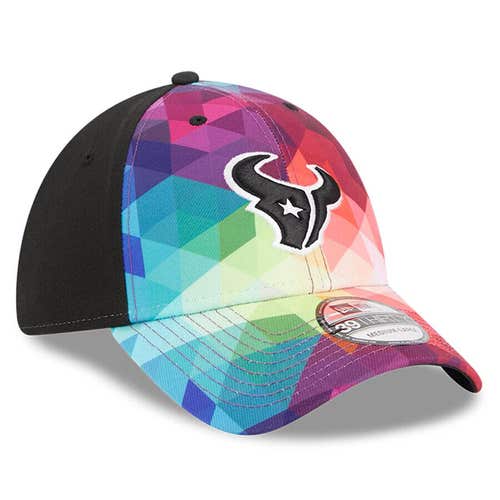 2023 Crucial Catch Houston Texans New Era 39THIRTY NFL Sideline Hat