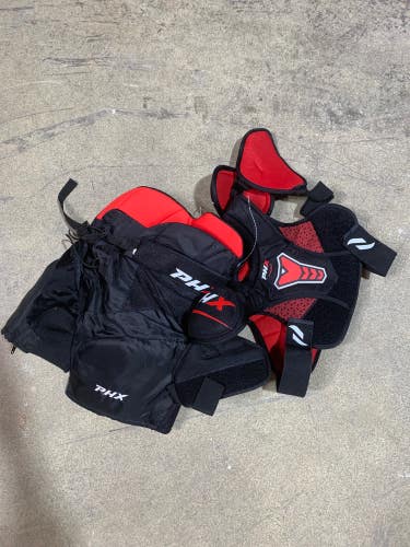 Used Hockey PHS Shoulder Pads and Pants (Youth Large and Medium)