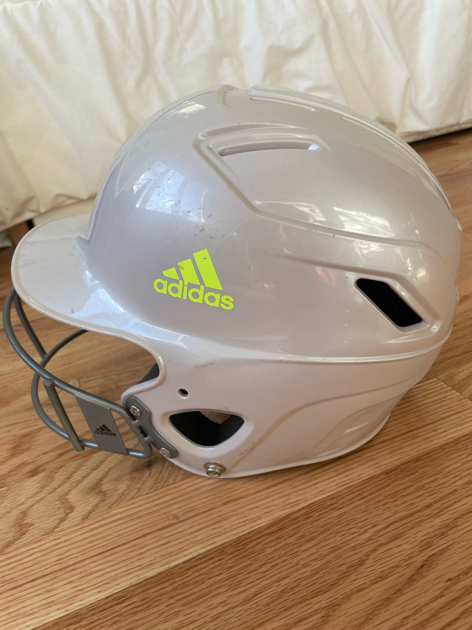 Used One Size Fits All Adidas Batting Helmet