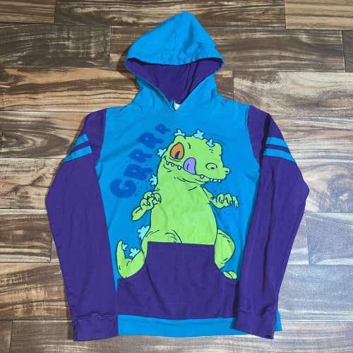 Nickelodeon 2010 Rugrats Reptar Dinosaur GRRRR Hoodie Sweatshirt Youth Size XL