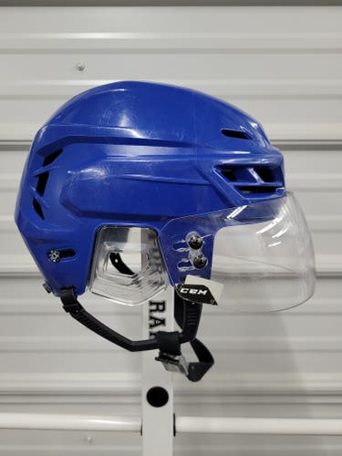 Used Medium CCM Tacks 710 Helmet Pro Stock #12