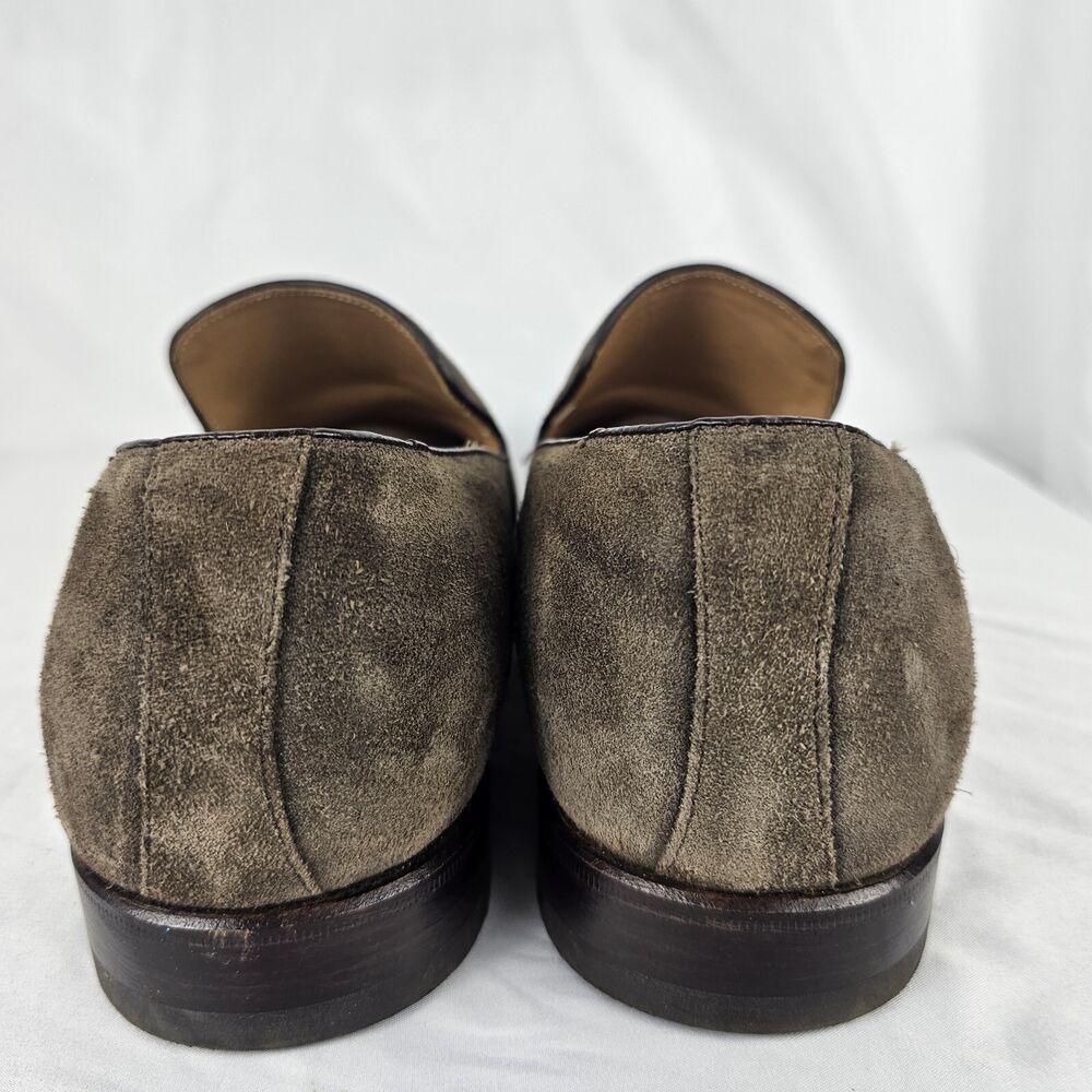 Calzoleria Harris Loafers Mens 9.5 Brown Barneys NY Leather Italy Dress Shoes Calzoleria Harris for Barneys New York Italy Brown Suede  main image 2