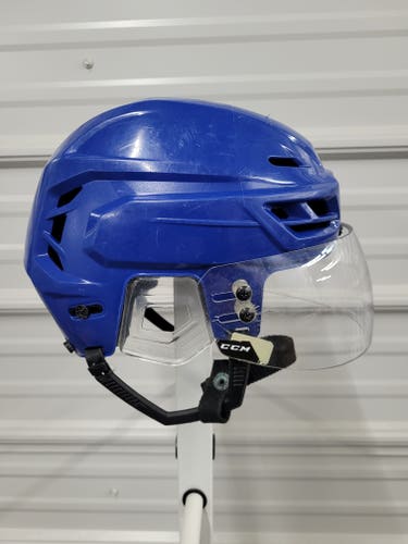 Used Medium CCM Tacks 710 Helmet Pro Stock #17