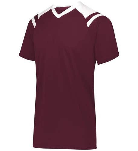 High 5 Youth Unisex 322971 Sheffield Size Small Maroon White Soccer Jersey New
