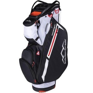 Sun Mountain Golf 2024 Maverick Cart Bag - 14-Way - WHITE / BLACK / RED