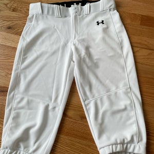 White Youth Girl's New Large Adidas Game Pants (New with Tags)