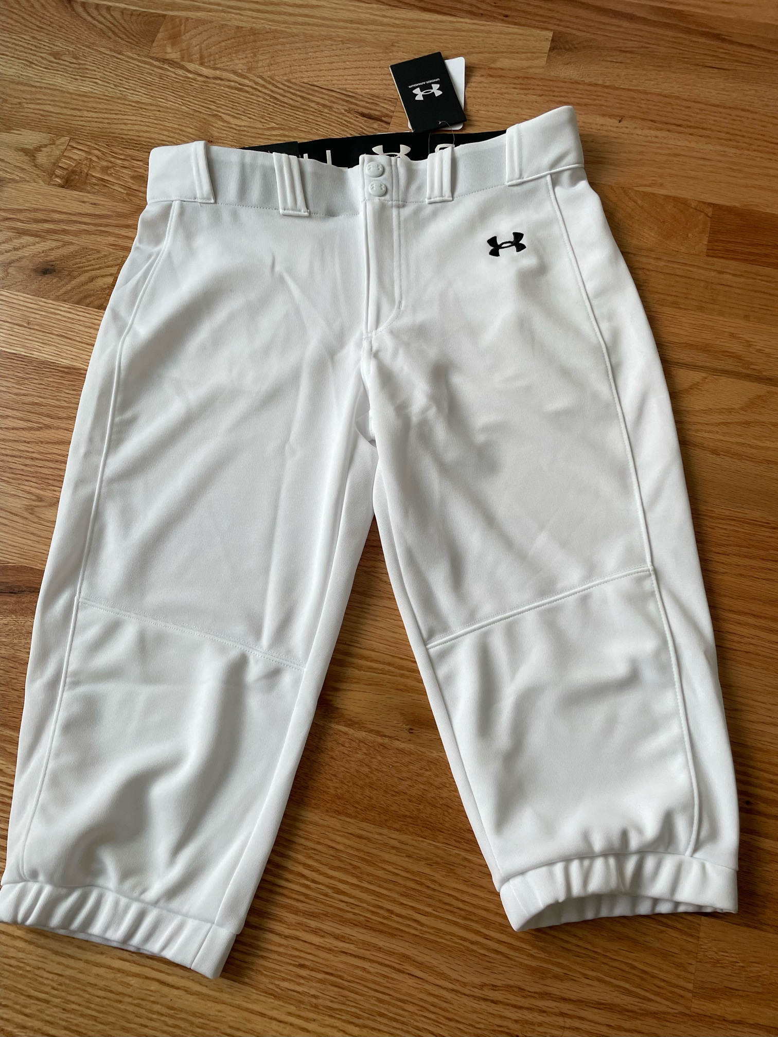 White Youth Girl's New Large Adidas Game Pants (New with Tags)