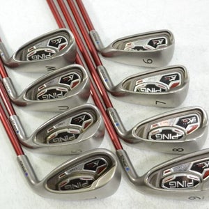 Ping K15 6-UW, SW, LW Iron Set Blue Right TFC149 Regular Flex Graphite # 165054