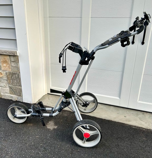 Silver EZ Fold Push Cart