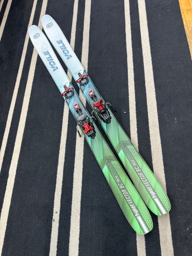 184cm Voile Hyper Vector BC Alpine Touring Skis w/ Marker Kingpin 10 Bindings