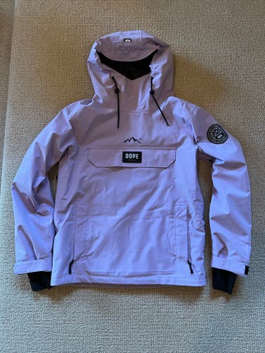 DOPE light purple Mens Snowboard jacket size Medium