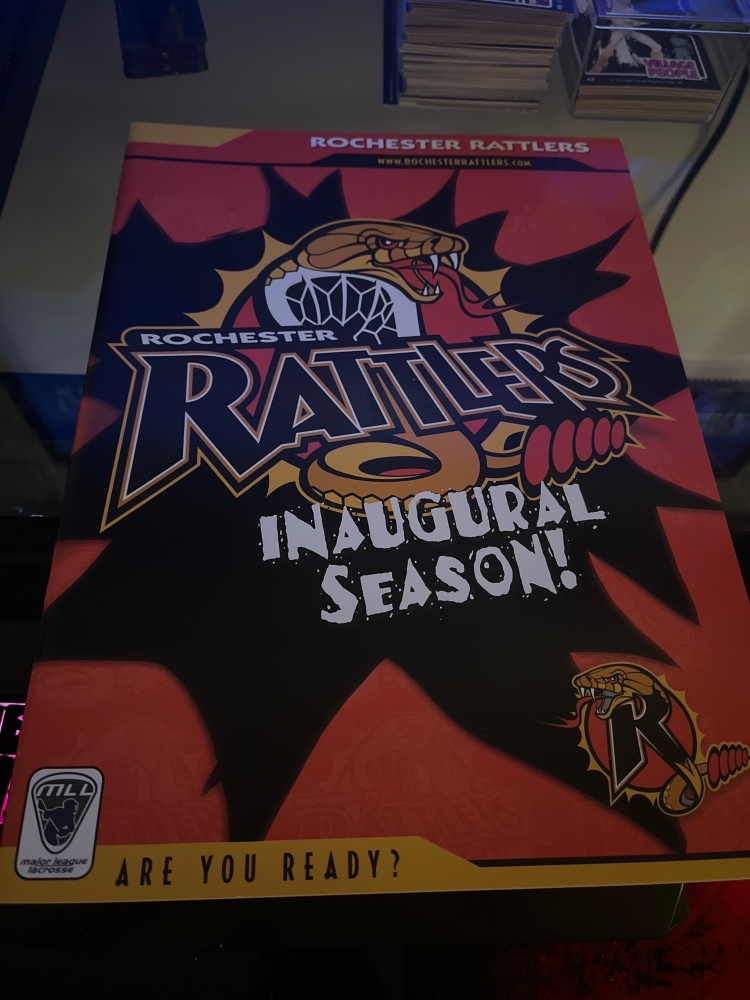 2001 Rochester Rattlers Inaugural Season Program!
