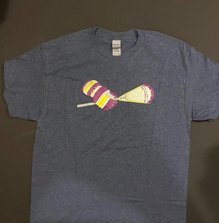 Vintage Lax Brand Lacrosse Shirt (Medium)