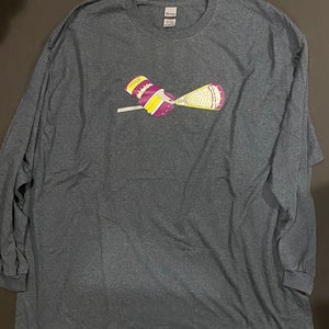 Vintage Lax Brand Lacrosse Shirt Long Sleeve (3xl)