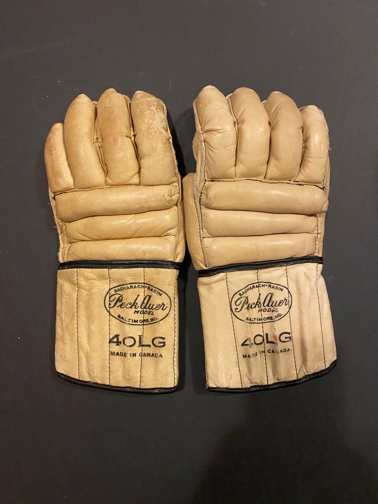 Vintage Peck Auer Lacrosse Gloves