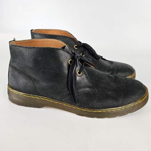 Dr Martens Cabrillo Chukka Boots Mens 11 Women's 12 Black Leather Casual Shoes